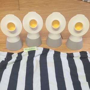 Medela Freestyle Flex Connectors With Keababies Nursing Cover